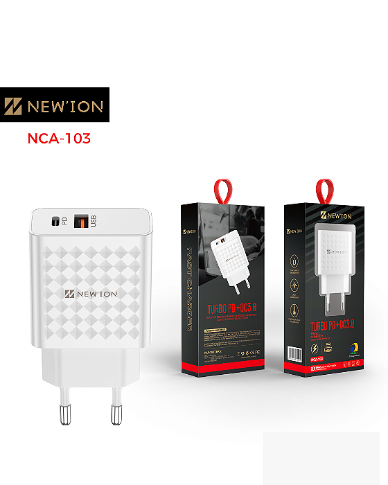 Carregador fonte USB  - NCA-103