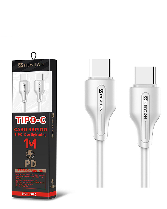 CABO TIPO com tipo c - 1 metro - ncb-001C