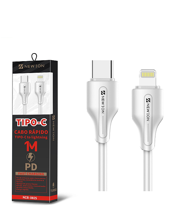 CABO iPhone lightning / tipo c - 1 metro - ncb-002S