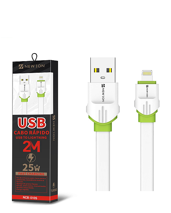 CABO iPhone lightning - 2 metros - ncb-010S