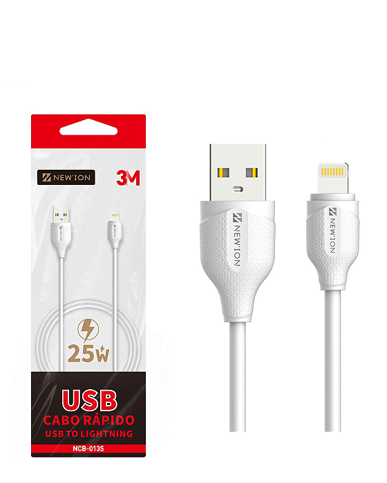 CABO iPhone lightning - 3 metros - ncb-013S