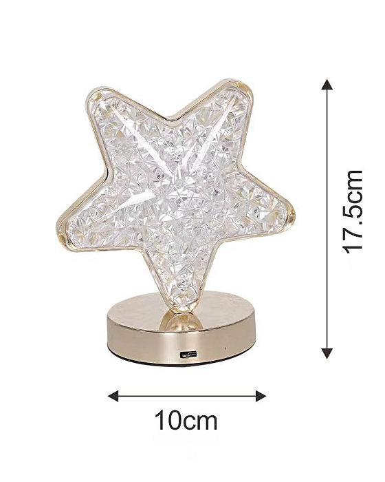 Lâmpada de mesa estrela - NTD-012