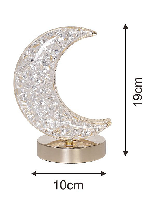 Lâmpada de mesa lua - NTD-013