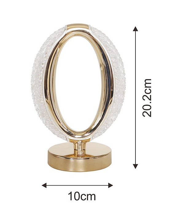 Lâmpada de mesa cristal - NTD-014