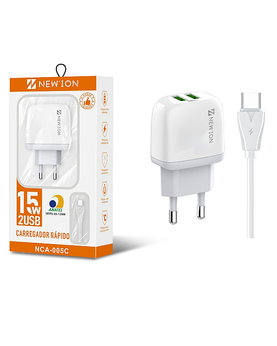 Carregador USB Tipo C - NCA-005C