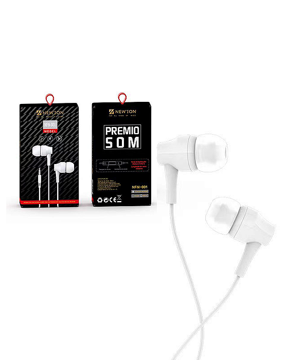 FONE INTRA-AURICULARES COM FIO - NFN-001