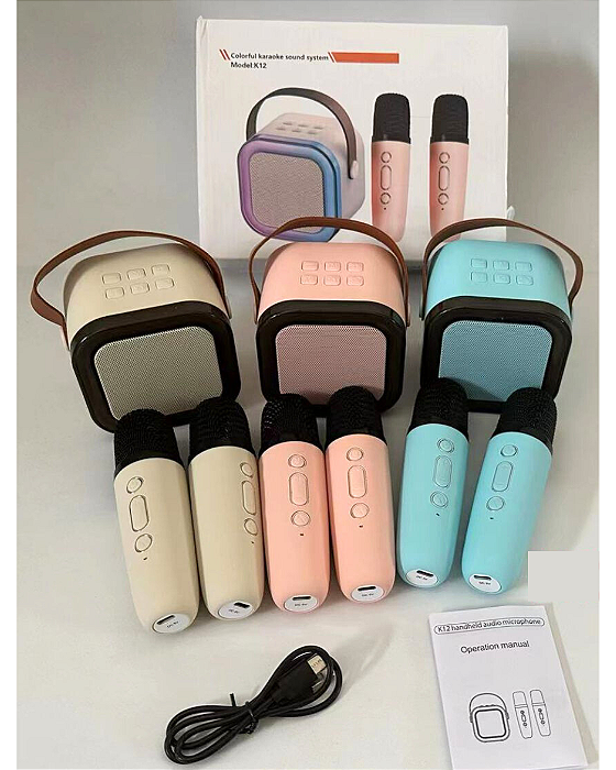 Caixa de som com microfone - K12-2