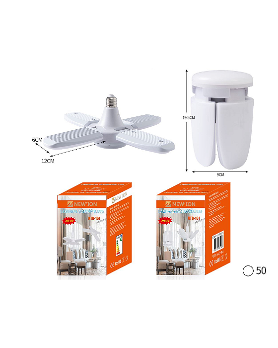 Lâmpada led dobrável - LUM-402