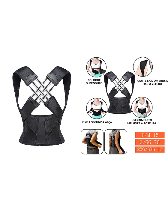 Colete postural para coluna - NEW-280