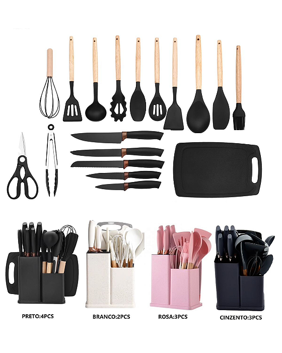 kit utensílios cozinha - AC-43