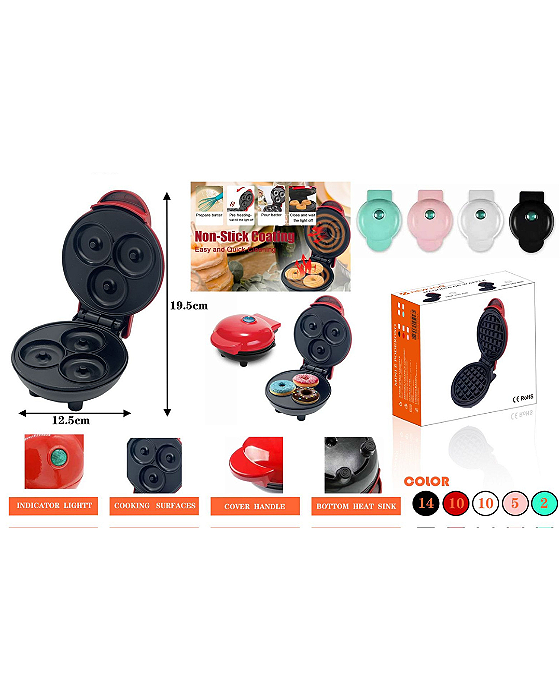 Máquina De Fazer Waffle / Donuts - NEW-259 圆形