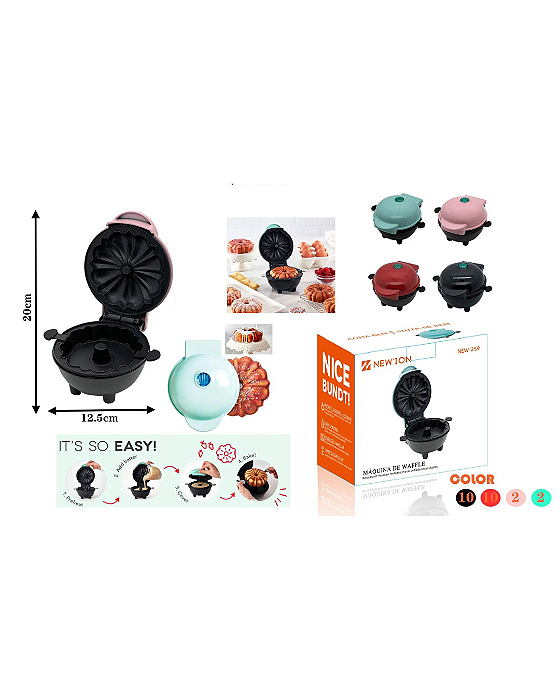 Máquina De Fazer Waffle / Bolo - NEW-259-1