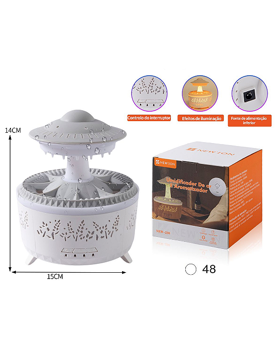 umidificador de ar 350 ml - NEW-806
