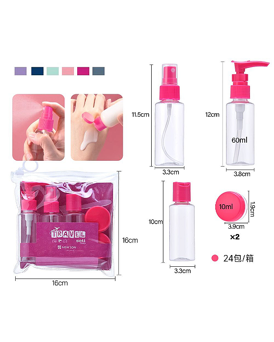 Kit frasco para viagem  - AC-129