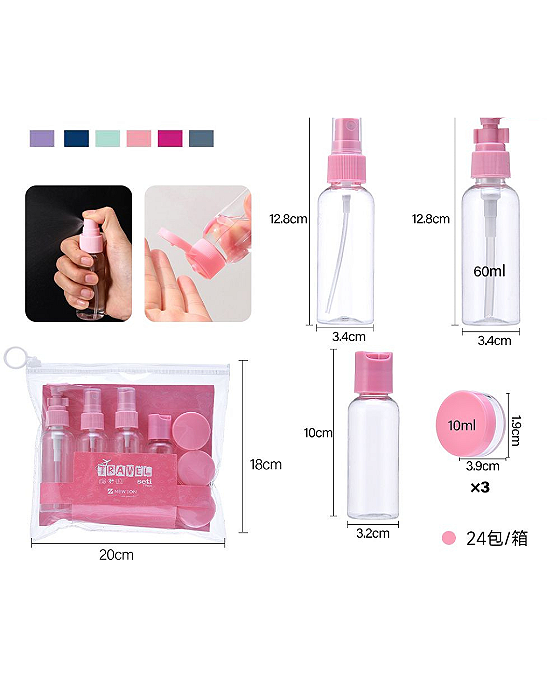 Kit frasco para viagem  - AC-134