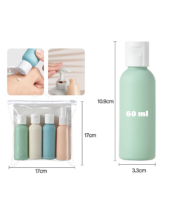 Kit frasco para viagem  - AC-131