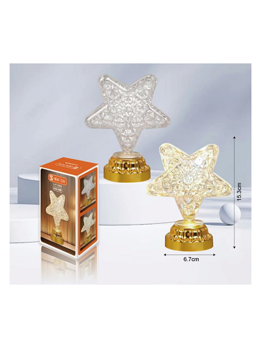 Lâmpada de mesa cristal - LUM-7045