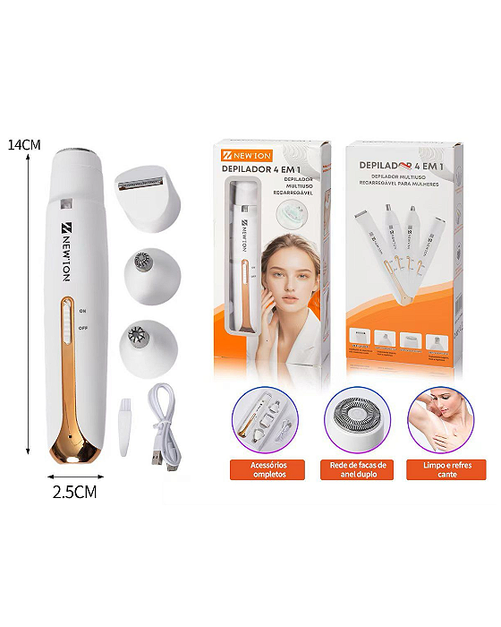 Depilador elétrico p/ mulheres - UTL-360