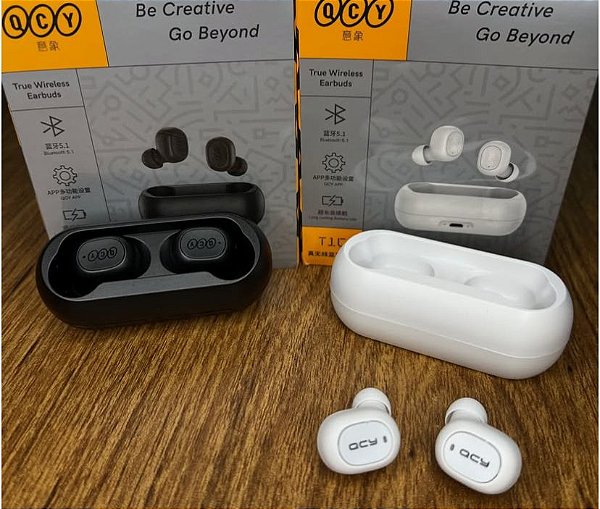 Fone Bluetooth QCY T1C – True Wireless Earbuds