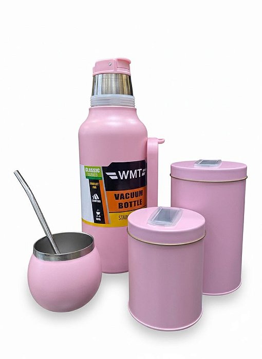 kit garrafa termal premium