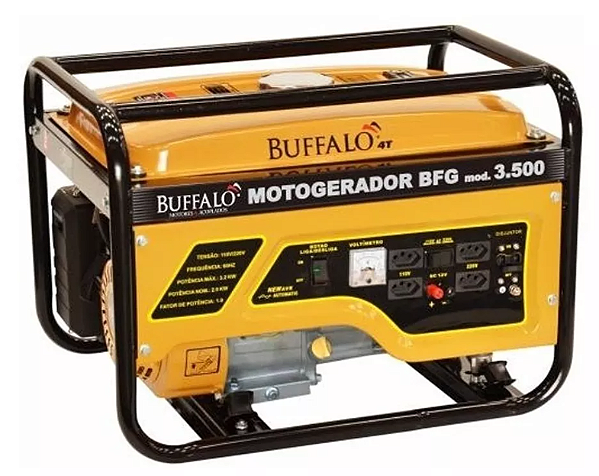 MotoGerador Buffalo Bfg 3500 2.8w Monofásico Com Tecnologia Avr 115v/230v