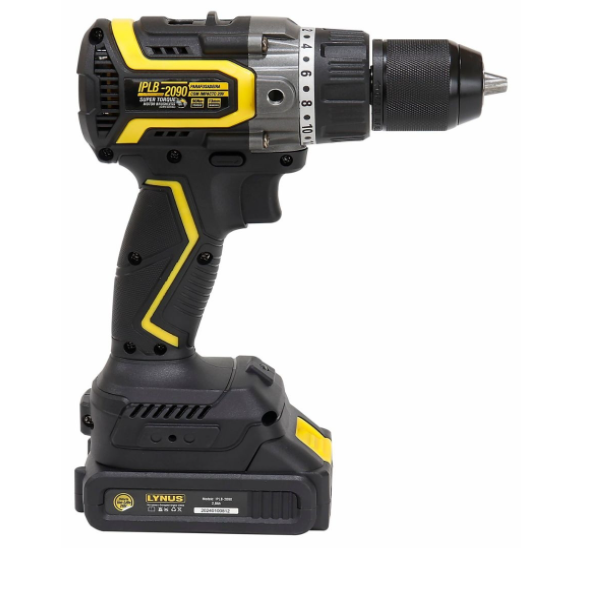 Parafusadeira e Furadeira de Impacto Lynus 1/2" 2 Baterias 20V 2Ah IPLB-2090