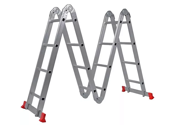 Escada 8 em 1 Art Aluminio 4x4 -Worker