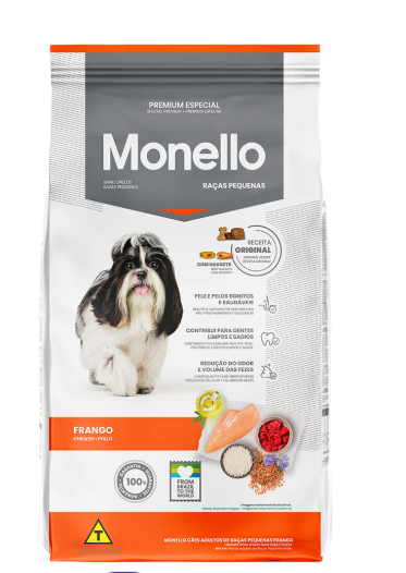 Monello Raças Pequenas Frango 15kg