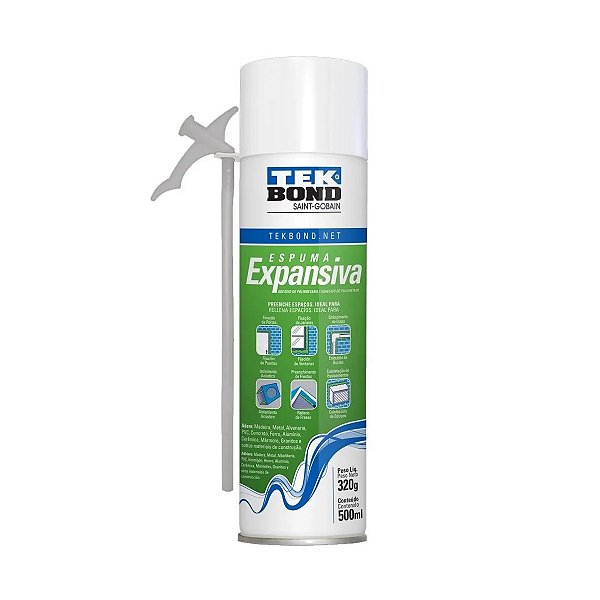 Espuma Expansiva 500ml - 320g -TEKBOND