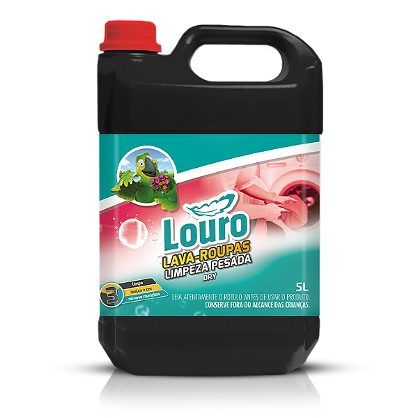LAVA ROUPAS LIMPEZA PESADA 5L - LOURO