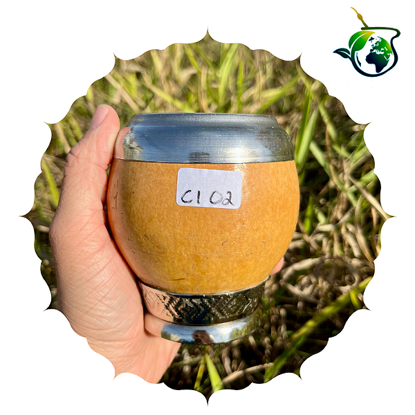Cuia Coquinho Bocal e Pé Inox - CI02