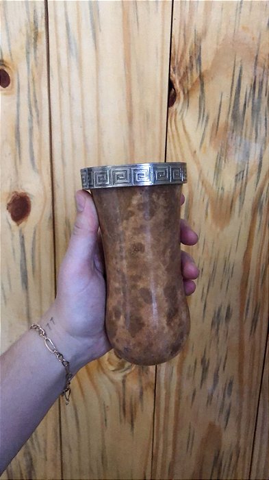 Cuia Bago de Touro Virola de Alpaca - BGA 29