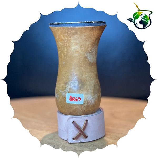 Cuia Bago de Touro Virola de Alpaca - BR69