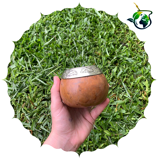 Cuia Coquinho com Bocal em Alpaca - CA02