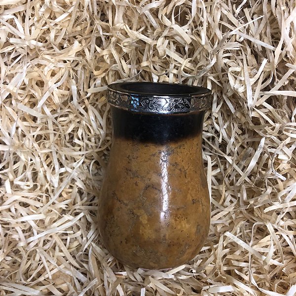 Cuia Bago de Touro Virola de Alpaca - BGA 03