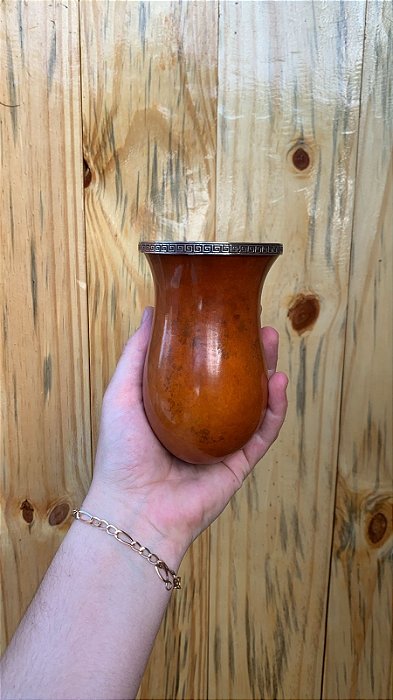 Cuia Bago de Touro Virola de Alpaca - BGA 22