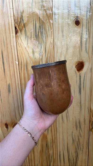 Cuia Bago de Touro Virola de Alpaca - BGA 20