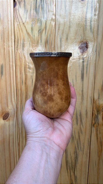 Cuia Bago de Touro Virola de Alpaca - BGA 23