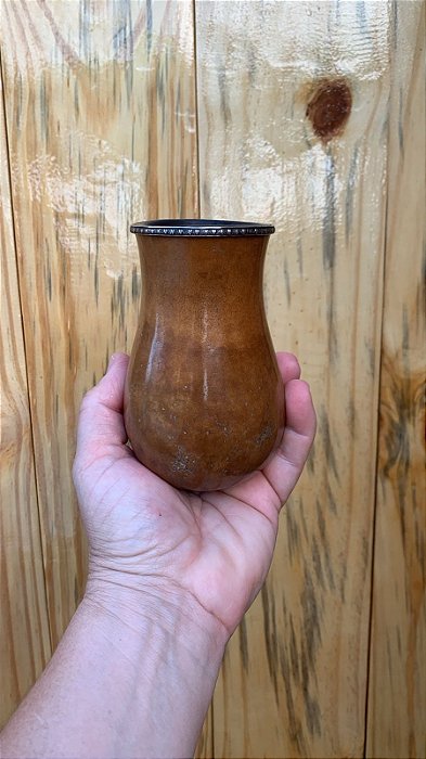 Cuia Bago de Touro Virola de Alpaca - BGA 24