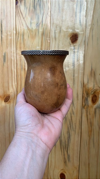 Cuia Bago de Touro Virola de Alpaca - BGA 25