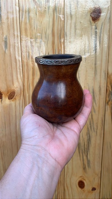 Cuia Getulinho Premium Virola de Alpaca - GA10