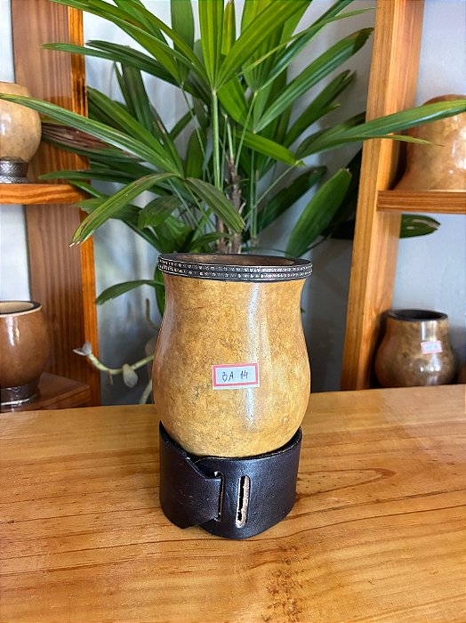 Cuia Bago de Touro com Virola de Alpaca - BA 14