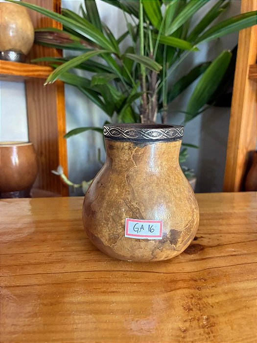 Cuia Getulinho Premium Virola de Alpaca - GA 16