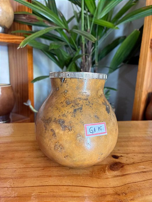 Cuia Getulinho Premium Virola de Alpaca - GA 15