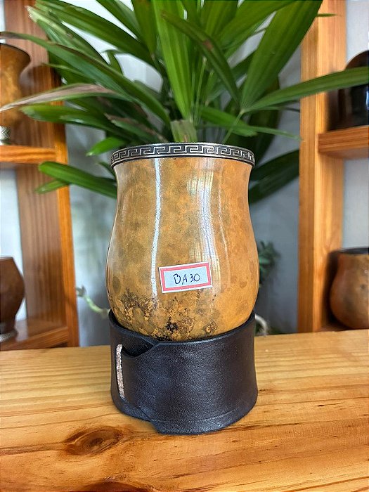 Cuia Bago de Touro com Virola de Alpaca - BA30