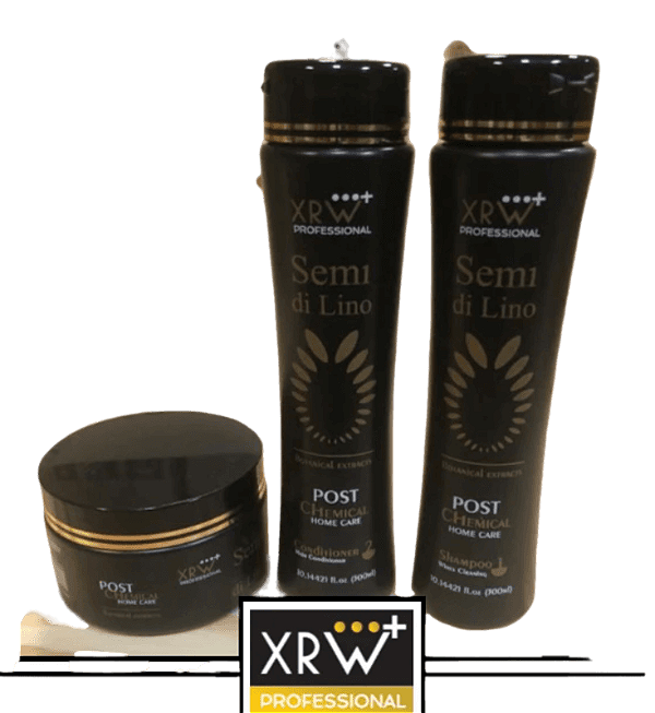 Home Care Semi di Lino. Shampoo 300ml, Condicionador 300ml e Mascara 250g