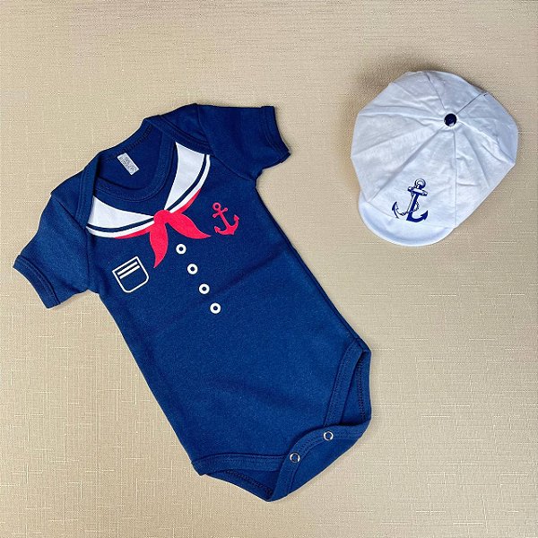 BODY MARINHEIRO + BOINA