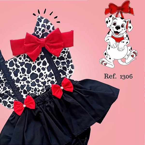 ROMPER 101 DALMATAS + TURBANTE