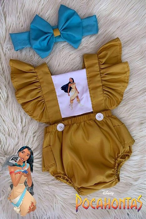 ROMPER POCAHONTAS + LAÇO DE CABELO