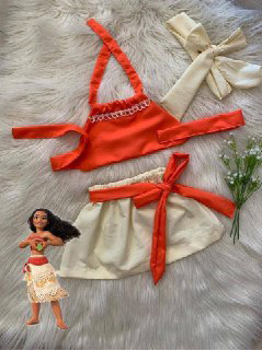 CONJUNTO MOANA +LAÇO DE CABELO